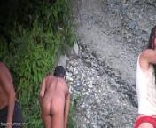Teenage nudism spycam video from nude beach shower