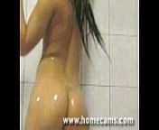 Self Shot Video of Sexy Amateur Teen In Shower from shower sexy videxx zse video hd