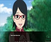 Naruto Family Vacation ep 6 Ajudando Sarada no Treino from naruto x sarada