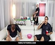 FamilyStrokes - Teens (Gigi Flamez) Fucks Pervy StepUncle During SuperBowl from my pervy family hd sex