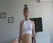 While parents are not at home, Stepsister asked brother to try Socksjob and Footjob for the first time Family therapy 2020 from sock worship pov