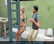 Stepdad fuck his stepdaughter on bunk bed from sims daughter