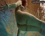Big titted Dashka bounces body underwater from underwater nude