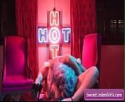 Amazing big tit lesbian horny babes Alexis Fawx, Angela White eating pussy near neon light deep and tender from angela luce vedova sexy in malizia