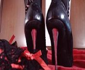 Hot shoes high heels foot fetish play are you ready to worship my feet? from sauny hot