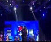wizkid and Tiwa savage kiss on stage from tiwa savage nakedness exposed on stage