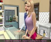 Sims 4, Stepfather seduced and fucked his stepdaughter from sims 4 furry