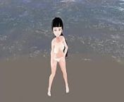 Honda Cocoa Anime girl introduce herself in white bikini. from hoat hinh sex 18 đam mỹ