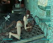 Fallout 4 Cait having fun Pt.1 from fallout 1 synth v sole survivor