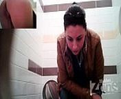 This girl vagina as a mare. Big and fleshy. from spy cam public toilet