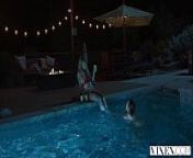 VIXEN Janice Griffith and Ivy Wolfe Sneak Into Backyard For Nighttime Pool Fun from dr wolf