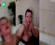 Aimee is an adult girl without complexes)) Shaving pussy and jerking off a mature bitch in the bathroom close-up)) from aunt chat