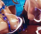 Futa - Street Fighter - Cammy fucks Chun Li - 3D Porn from chunk li 3d
