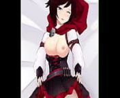 Ruby roses stockings from rwby cinder