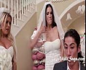 Hysterical Bride Gang Up Against The Guy Who Ruined Their Weddings from stepbrother ruins bride before wedding