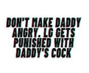 AUDIO PORN: Don't Make Daddy Angry. Fucking her into little space from camelia malik porno lg ngentot