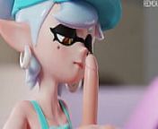 Callie and Marie fucks anon (Redmoa) from splatoon callie amp marie double buttjob animation w