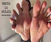 Bow down and worship my beautiful feet & sexy thick body. - MochaLaMulata from mocha mulata