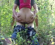 Wife is Cheating on her Husband by Fucking With his Boss in the Forest. from outdoor cuckold
