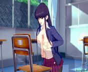 Komi has sex in classroom from komi