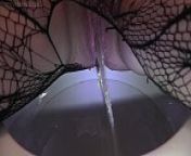 Sinna pee girl merry christmas toilet peeing clip full body net stocking from toilet young girl