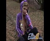 Ellie 18 loves Outdoor Fingering from ellie 18 gets pussy licked