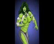 She Hulk Complation 2 from she hulk transformation