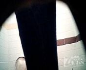 Successful voyeur video of the toilet. View from the two cameras. from wc masturbating