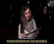 BUMS BUS - Cute busty German newbie Vanda Angel picked up and fucked hard in sex van from bum sex police