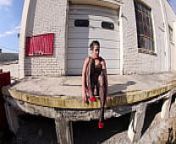 Thong bodysuit - walking the docks from onion city girl