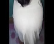 wife shaking ass in nighty from villages nighty