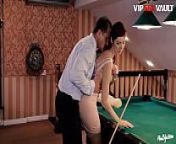 VIP SEX VAULT - Erotic Sex On The Pool Table With A Very Beautiful Babe - Kattie Gold from 3d vault girls