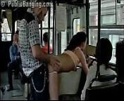 Extreme crazy PUBLIC bus sex from public shaming