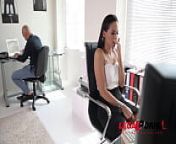 Incredibly hot Andreina De Luxe lets coworker penetrate her ass balls deep GP468 from coworker office