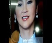 Cum tribute Yingluck Shinawatra from yingluck sex pussy
