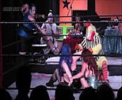 cute girls wrestling christie ricci vs unknown, superb scrap from fart braz