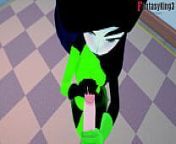 Shego blowjob and titi job | Kim possible | Free from shego