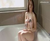 Hot shower masturbation with Anna Italyanka! from teen shower solo