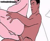fucked fast - Stepson has a hard cock fucks his stepfather P7 (loop) - Animated Gay Porn from cartoon hentai gay porn