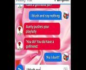 Aunty Vix and Pumpkin sext roleplay part one from tante vs bocil part 1