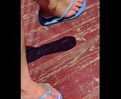 Step-Mothers Freshly Painted Toes In The Sun !! from mother sun xxx videos