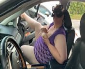 SSBBW Hot Blonde Milf Twerking Big Booty & Playing With Tits Publicly Outside (Black Cock Blowjob In Car) (Car Sex) from hot twerk big booty sex