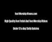 Hot Intimate Lesbian Foot Worship from meena pelli xxx videos