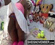 My Panties And Legs Up During Hardcore Missionary Fucking Before My Wet Pussy Get Finger Fuck, Young Cute Black Slut Sheisnovember Thighs Spread During POV Sex Then Big Ass Hole Spread Open Closeup by Msnovember from black open vagina close up