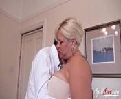 AgedLovE Hardcore Busty Mature Lover Drilling from gorgeous busty blonde milf finds her panties in my room and teaches me a lesson lila lovely johnny love
