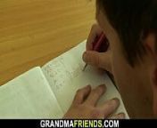Very old blonde teacher double fuck from lady teacher and young boy xvideos com