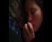 Wake her up with a dick on her lips from face wecked com
