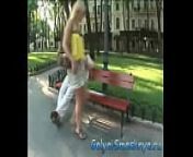 Girl show her boobs in public from girl show nude in public
