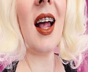 ASMR video: lipstick, mesh gloves and lollipop (Arya Grander) from lipstick