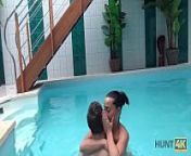 HUNT4K. Young cuckold let stranger nail slutty girlfriend by pool from pool cuckold